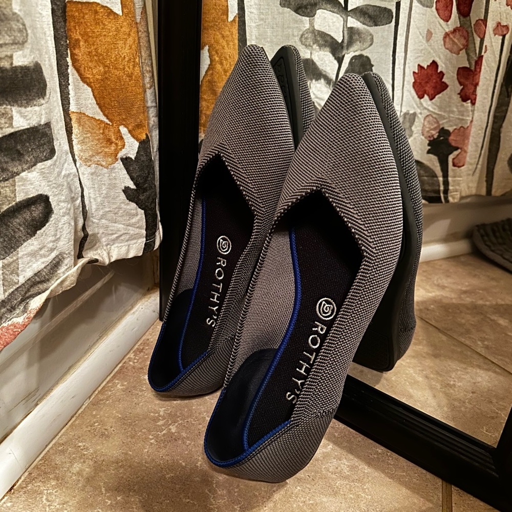 Rothy’s The Point Cloud Grey Birdseye